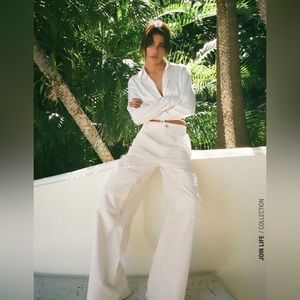 Zara Wide Leg Cargo Pants
